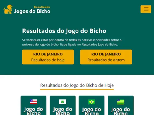 Resultado do Jogo do Bicho - T android App screenshot 0